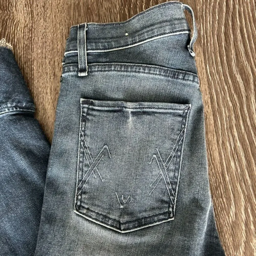 McGuire Denim Bohemia Flounce Cropped Kick Flare‎ Jeans Ruffle Hem Anthropologie